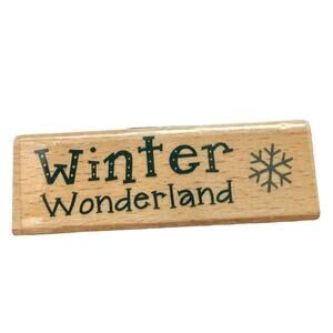 Studio G Winter Wonderland Snowflake Rubber Stamp NEW